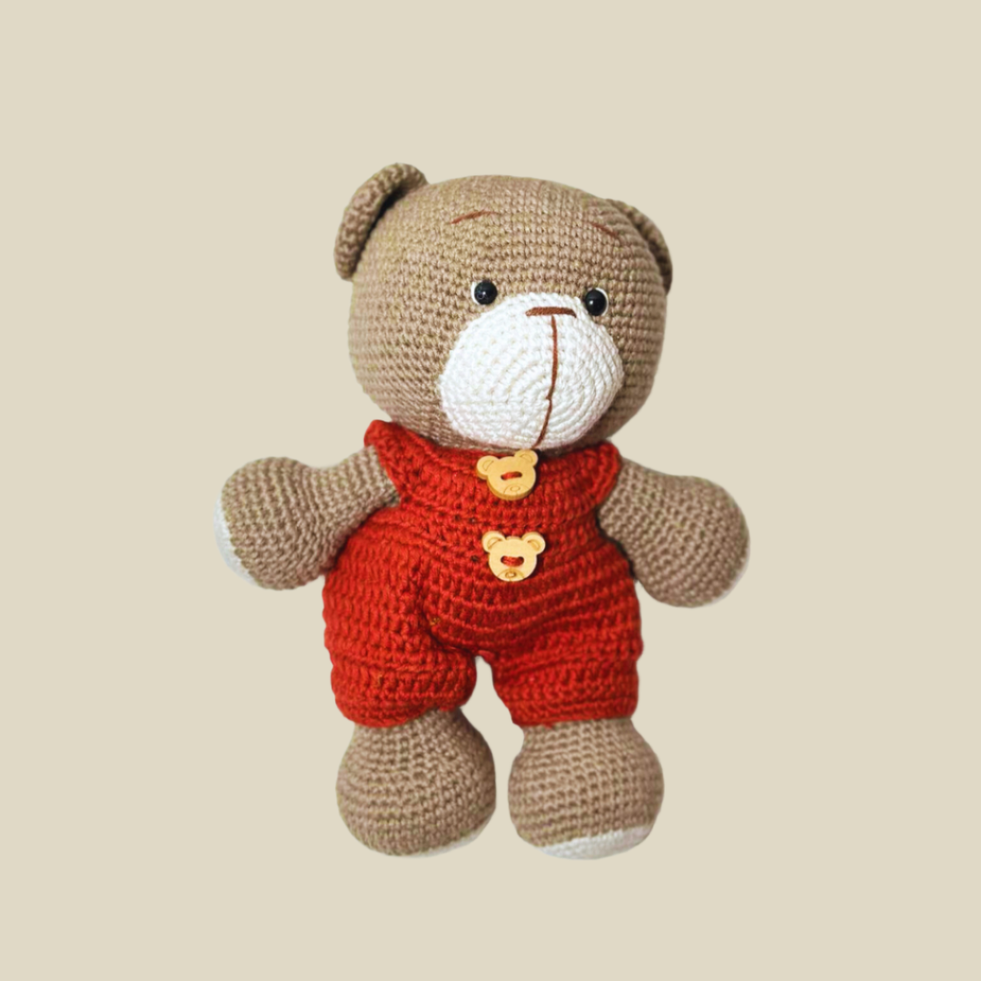 Adiko Kids - Amigurumi Bear Cuddly Friend Brown