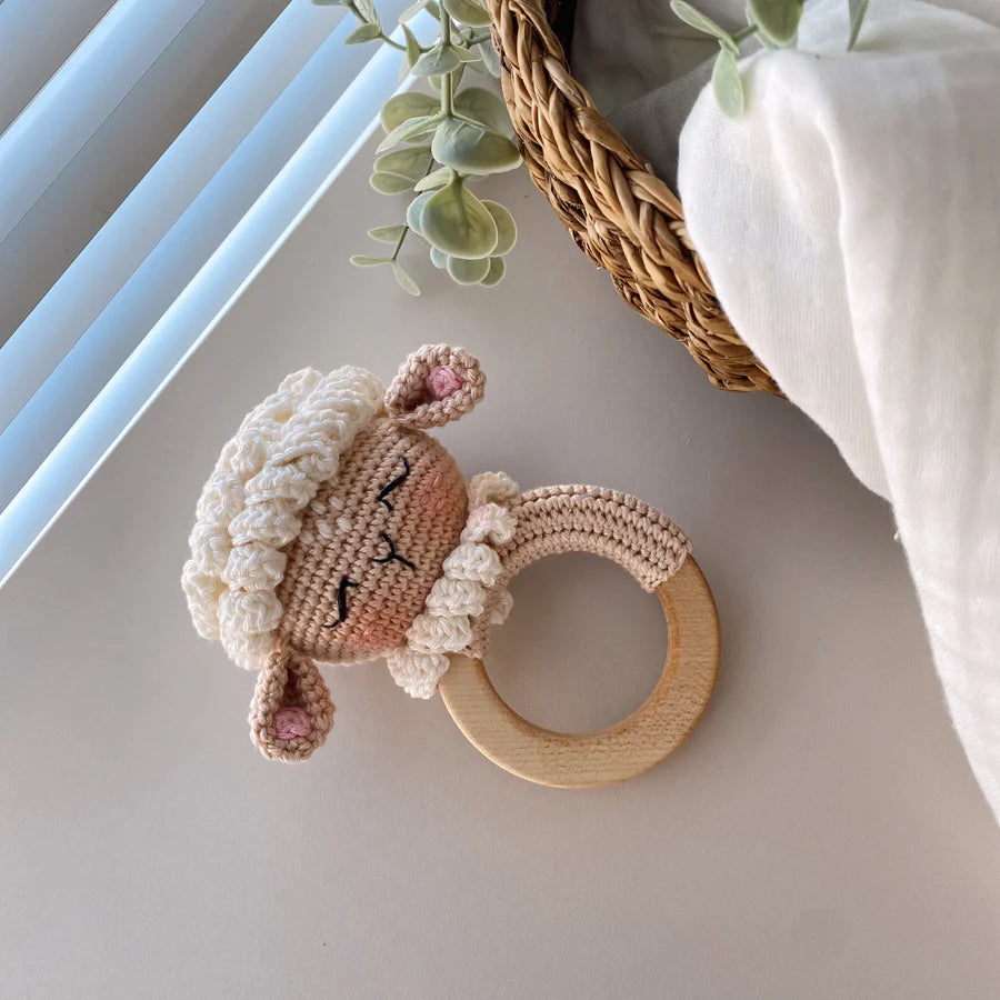 Adiko Kids - Amigurumi Sheep Rattle
