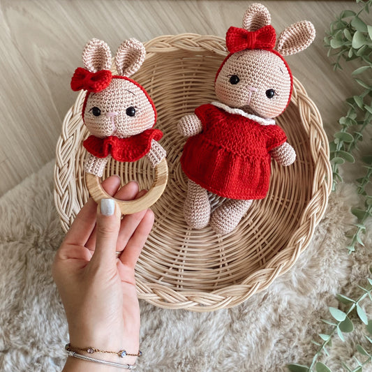 Adiko Kids - Amigurumi Rabbit Rattle