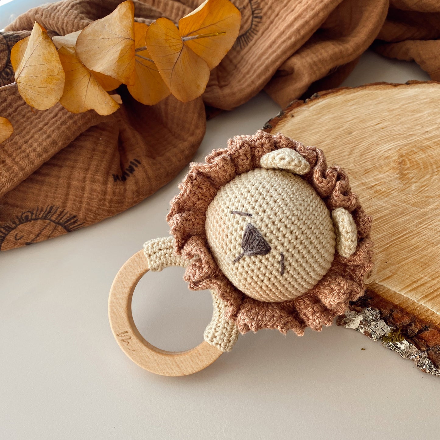 Adiko Kids - Amigurumi Lion Rattle