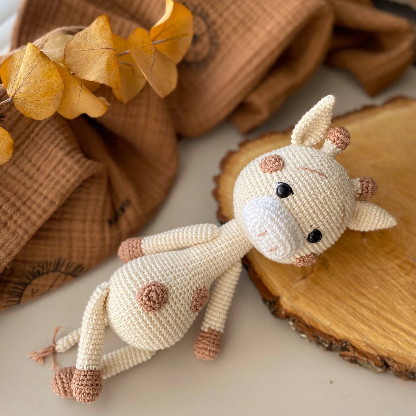 Adiko Kids - Amigurumi Dotted Giraffe Cuddly Friend