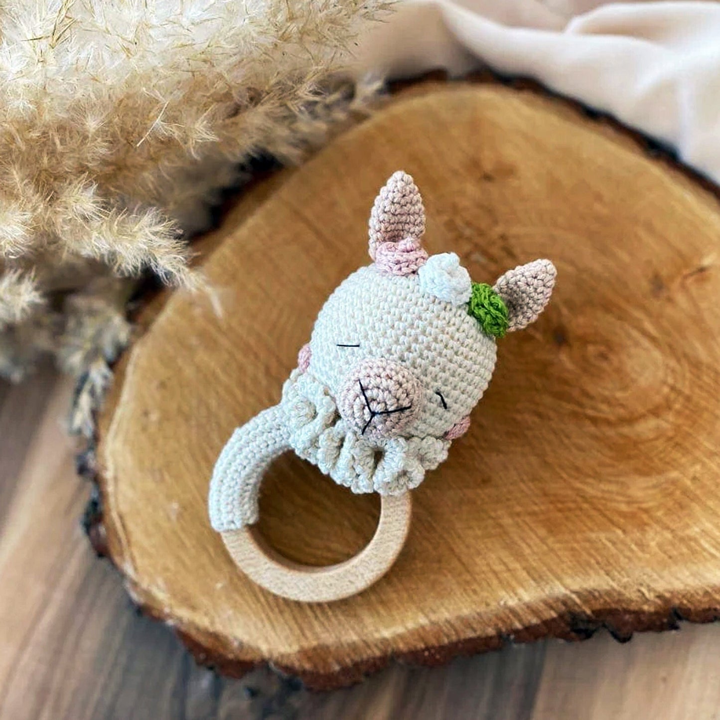 Adiko Kids - Amigurumi Lama Rattle
