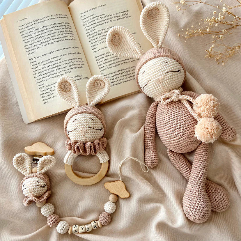 Adiko Kids - Amigurumi Zoe Pink Pacifier Chain