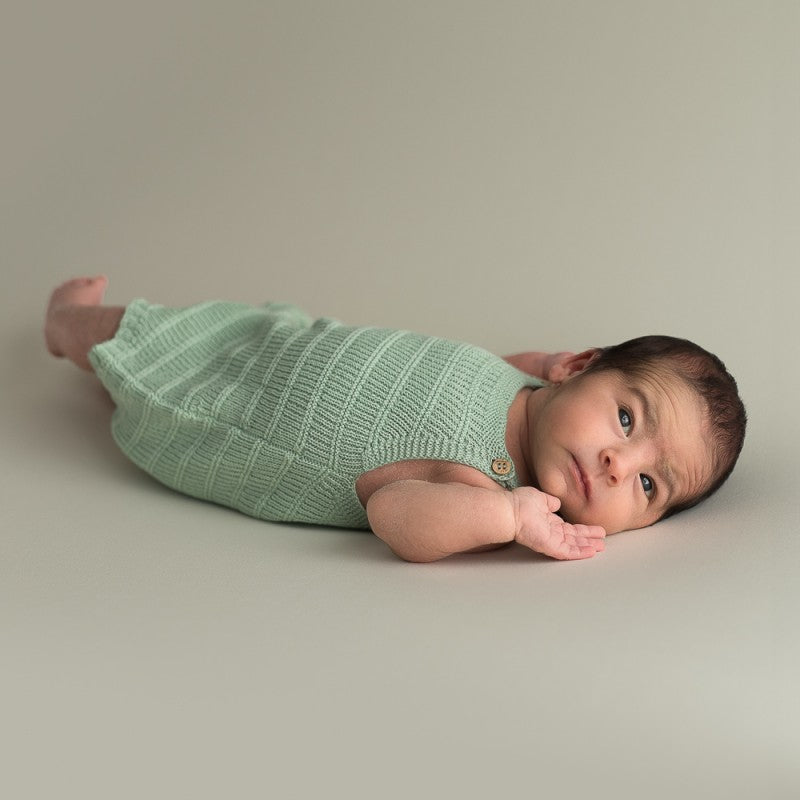 Mint Texture Romper