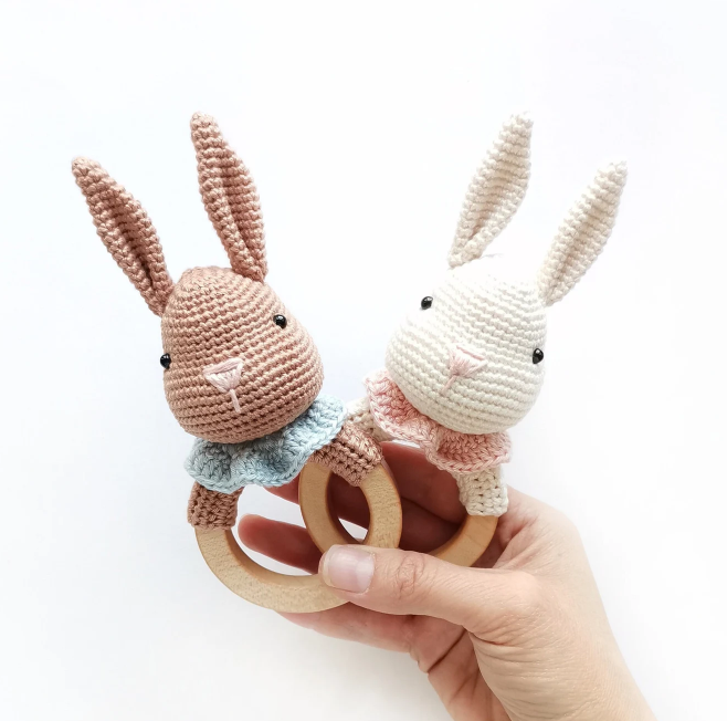 Adiko Kids - Amigurumi Bunny Rattle