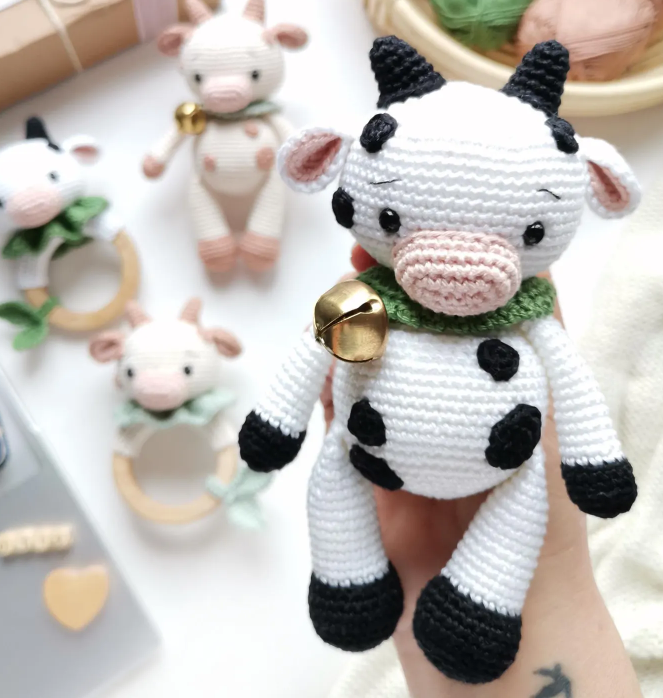 Adiko Kids - Amigurumi Cow Cuddly Friend
