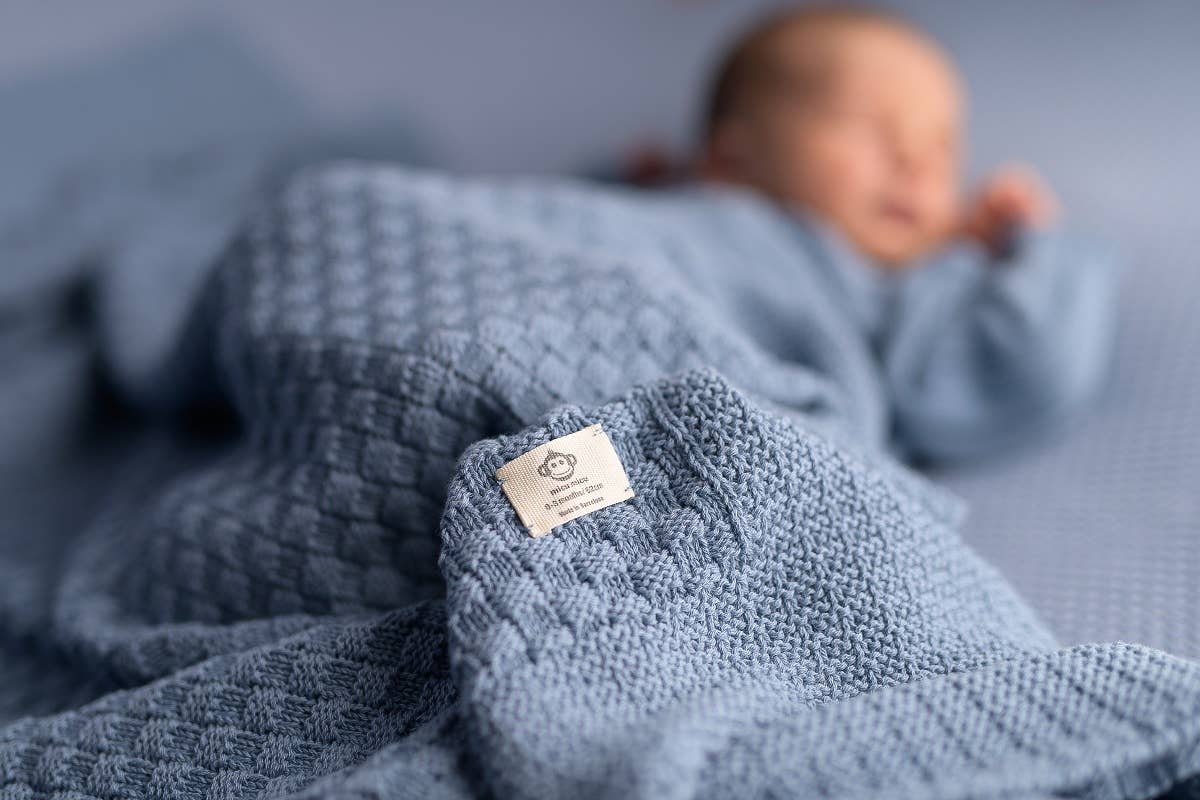 Square jeans baby blanket
