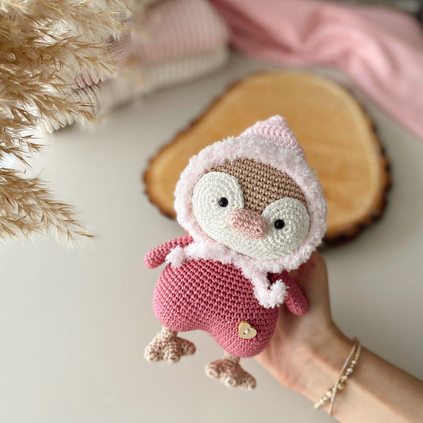 Adiko Kids - Amigurumi Penguin Pink