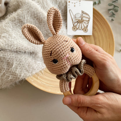 Adiko Kids - Amigurumi Rabbit Rattle