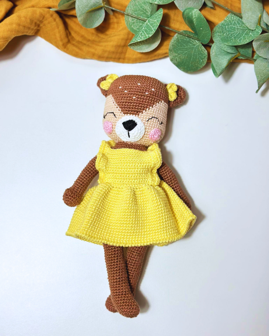 Amigurumi Ballerina Deer Cuddly Friend - Adiko Kids