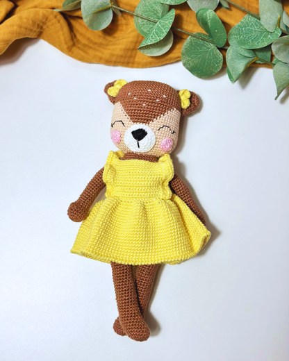 Amigurumi Ballerina Deer Cuddly Friend - Adiko Kids