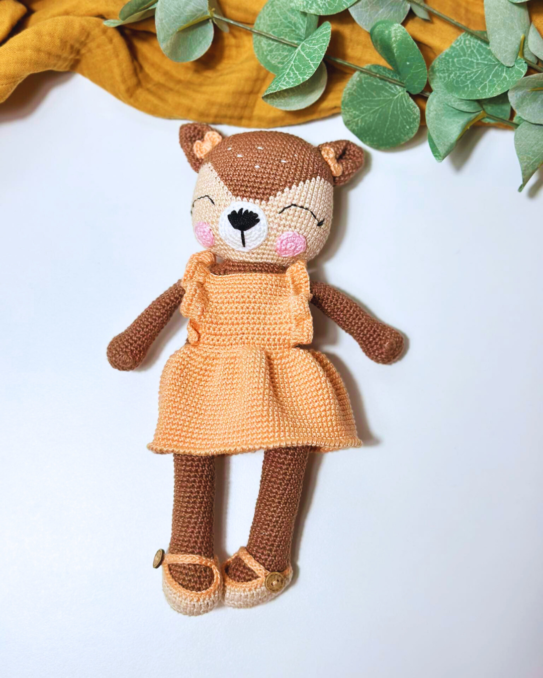 Amigurumi Ballerina Deer Cuddly Friend - Adiko Kids