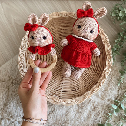 Adiko Kids - Amigurumi Rabbit Rattle
