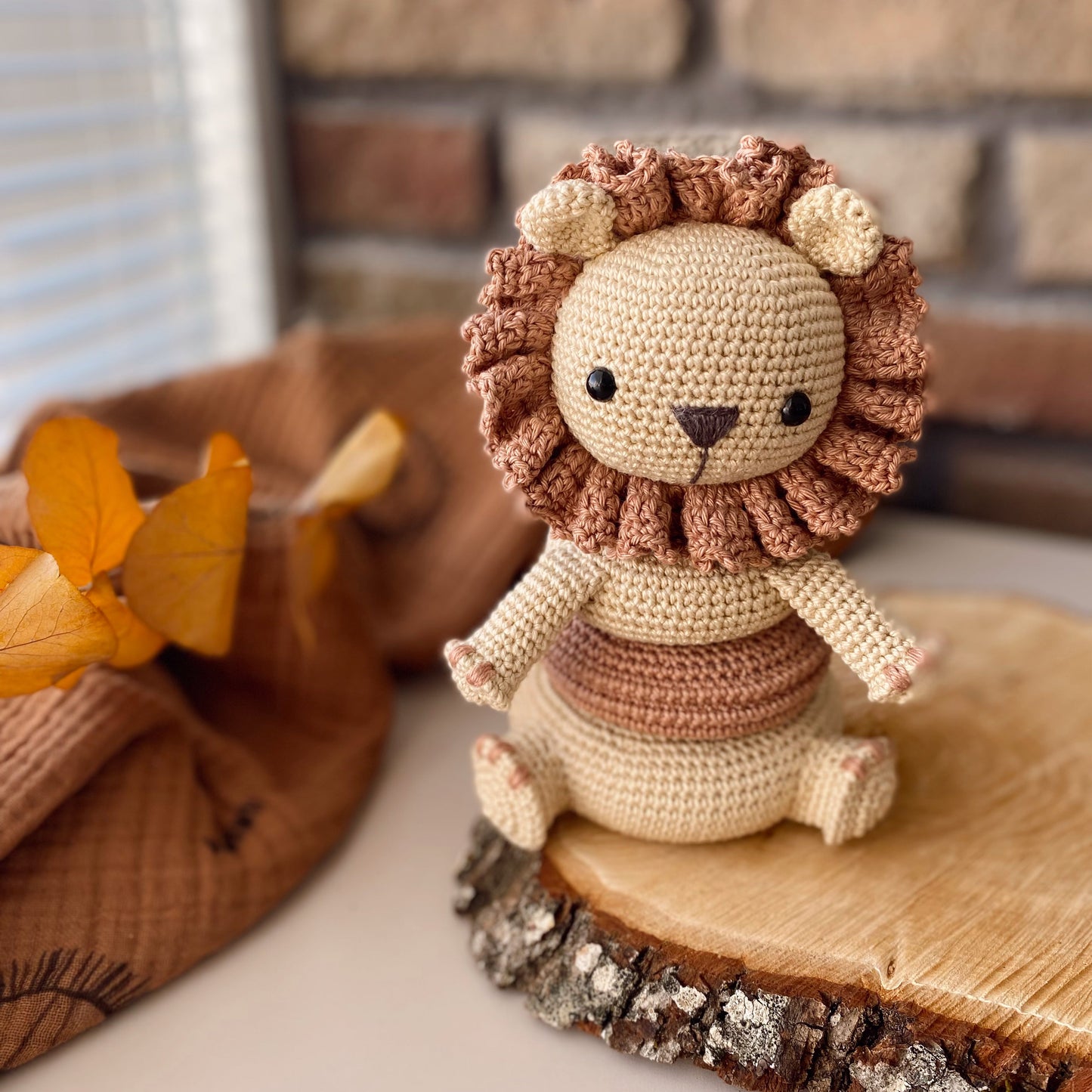 Adiko Kids - Amigurumi Lion Stacking Toy