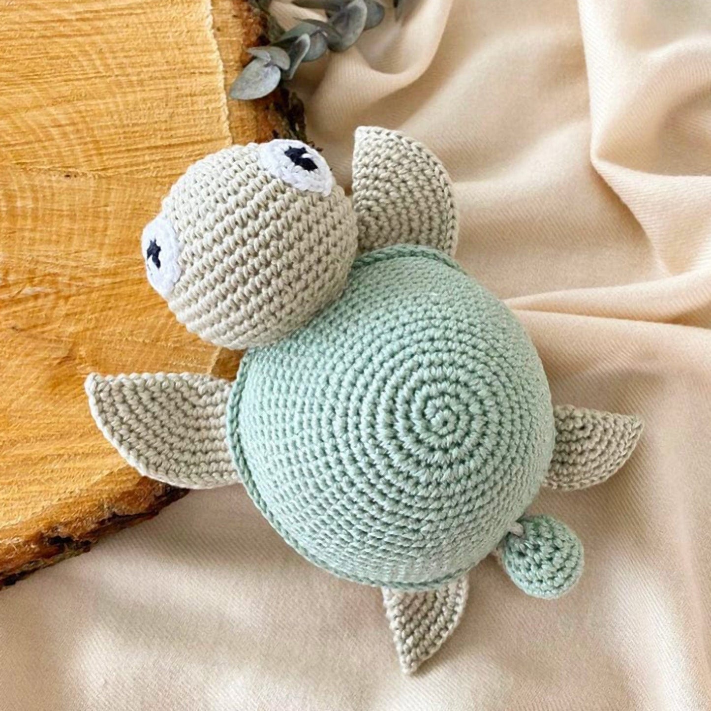 Adiko Kids - Amigurumi Adiko Turtle Music Box Toy