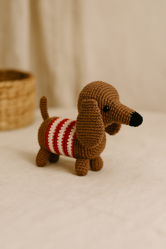 Adiko Kids - Amigurumi Dachshund Cuddly Friend