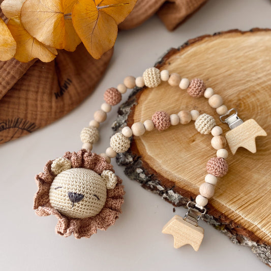 Adiko Kids - Amigurumi Lion Stroller Chain