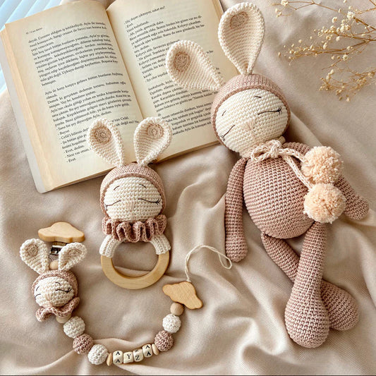 Adiko Kids - Amigurumi Zoe Pink Pacifier Chain