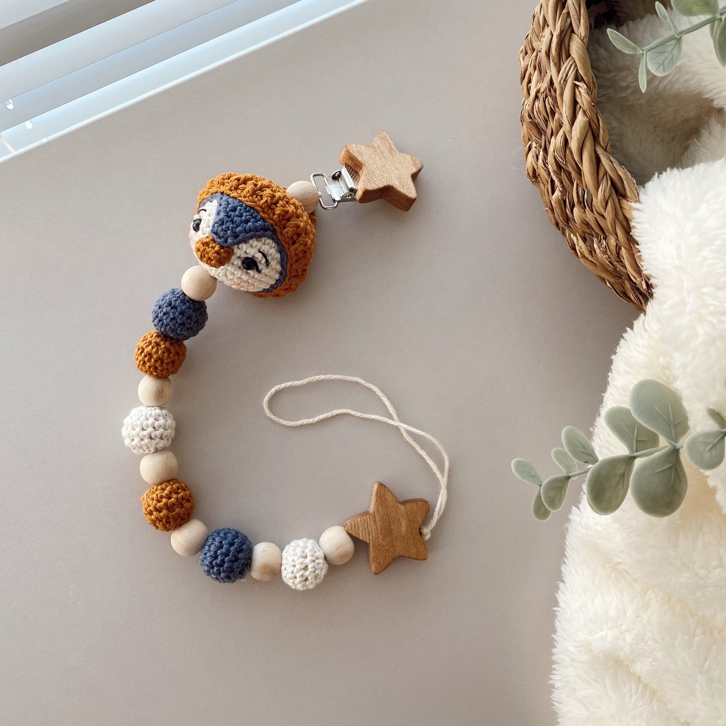 Adiko Kids - Amigurumi My Penguin Pacifier Chain