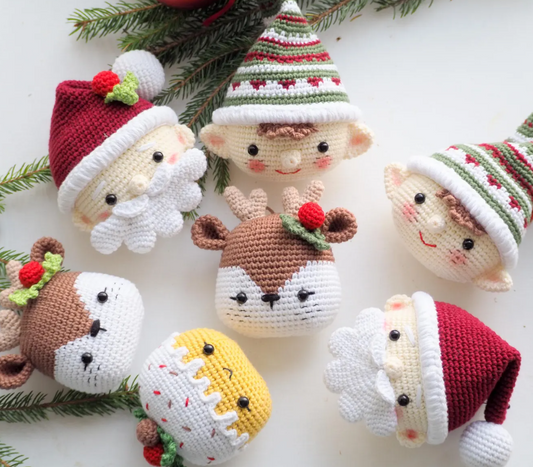 Adiko Kids - Amigurumi Christmas Ornament Set 2