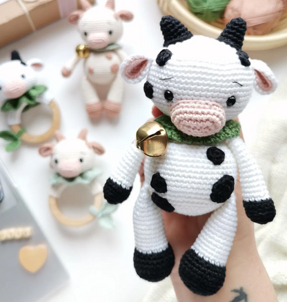 Adiko Kids - Amigurumi Cow Cuddly Friend