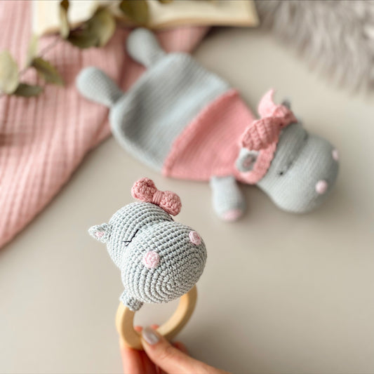 Adiko Kids - Amigurumi Hippo Sleeping Companion