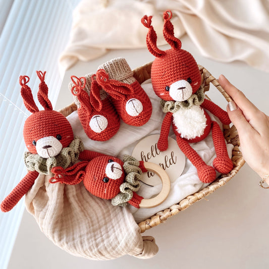 Adiko Kids - Amigurumi Squirrel Rattle