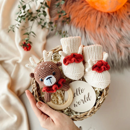 Adiko Kids - Amigurumi Christmas Deer 2 Rattle