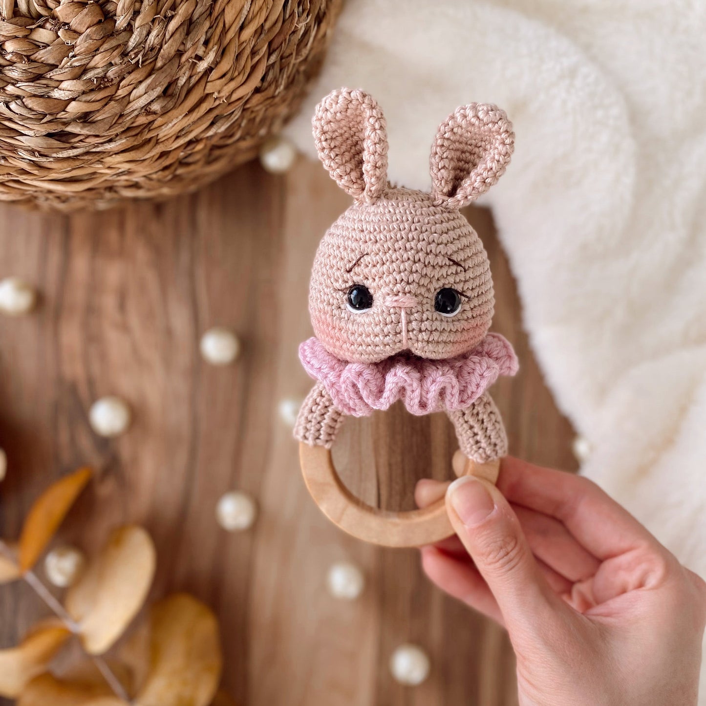 Adiko Kids - Amigurumi Rabbit Rattle