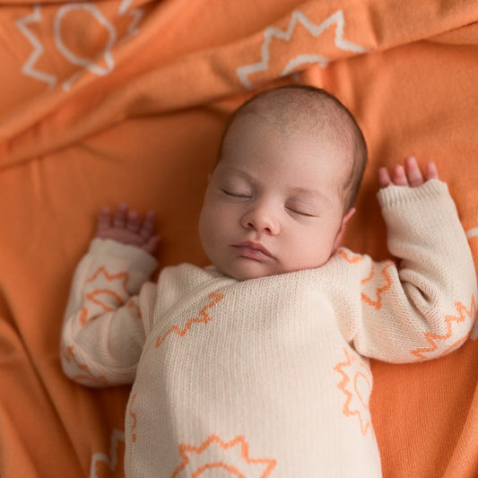 Orange Sun Blanket