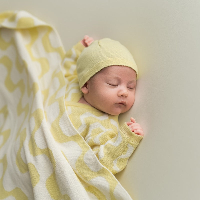 Yellow Zigzag Blanket